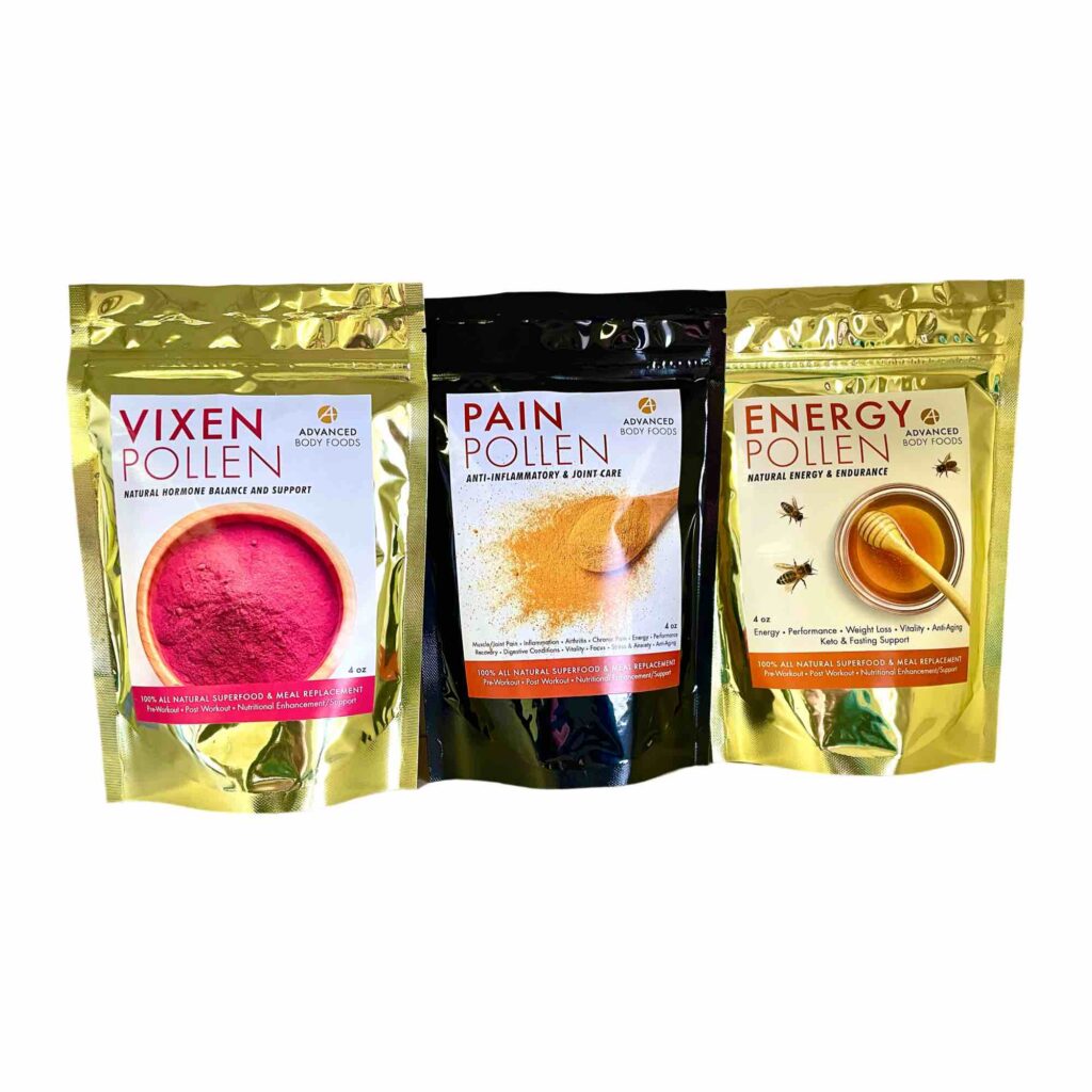 Advanced Body Foods Pine Pollen Superfood Blends For Natural Pain Relief