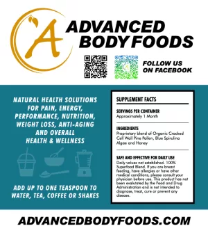 Advanced Body Foods Performance Pollen