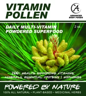 Advanced Body Foods Vitamin Pollen - 100% Pine Pollen