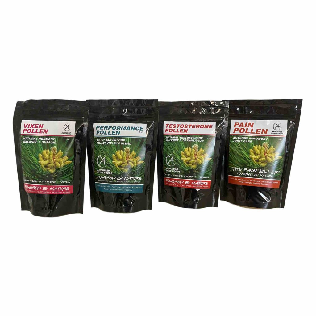 Advanced Body Foods Pine Pollen Superfood Supplement Blends